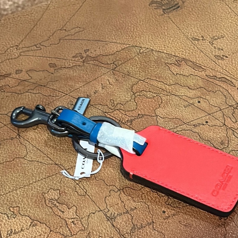 NEW Coaxh Luggage Tag Color Bock Unisex - Picture 6 of 14